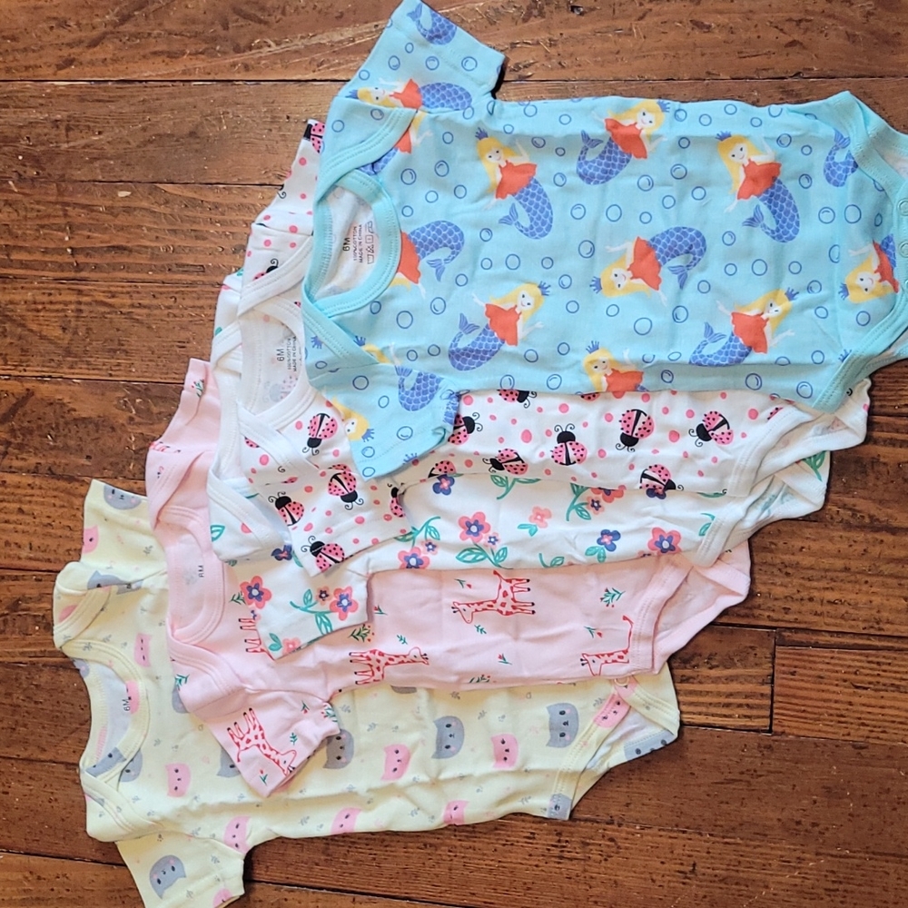 6 Month One Pieces - 5 pack
